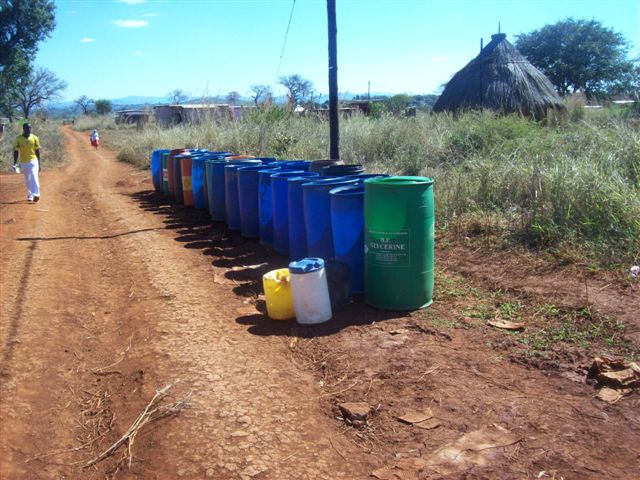 Help us Fill These Barrels with Safe Fresh Water!